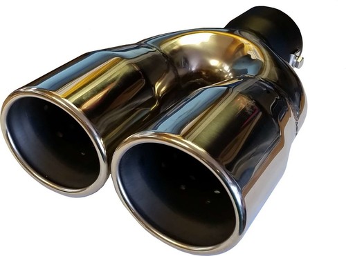 Twin exit exhaust tail trim - exhaust,