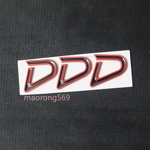 Matte red small black d - 3x,