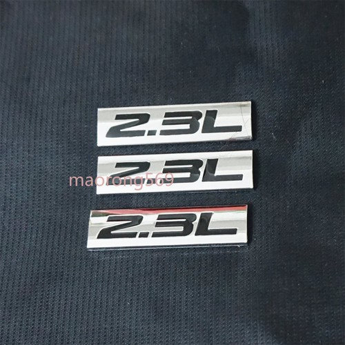 Chrome silver black - 3x, 2.3l