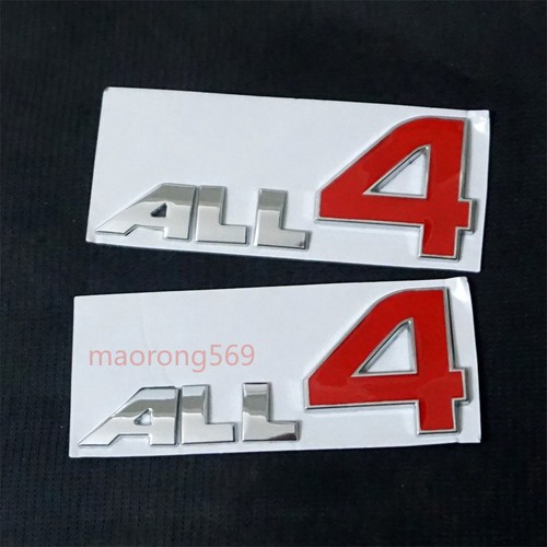 Chrome all4 red - 2x,