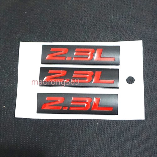 Matte black red metal - 2.3l,