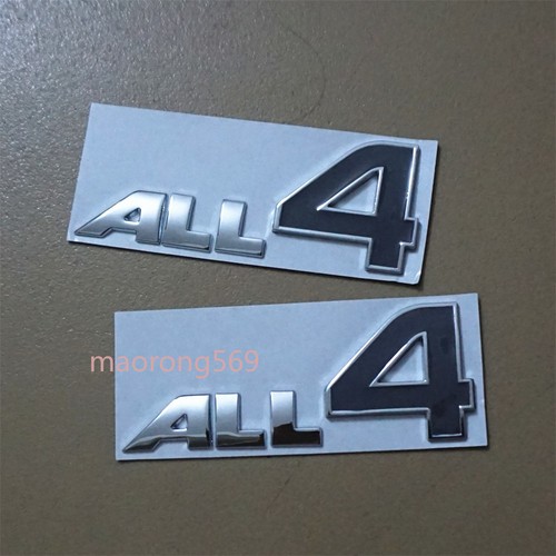 All4 chrome gray silver - 2x,